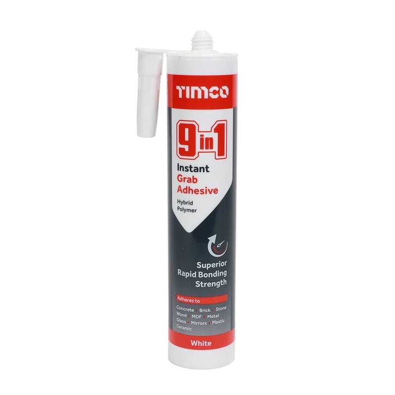 TIMCO Adhesives & Building Chemicals TIMCO 9 in 1 Instant Grab Adhesive White - 290ml