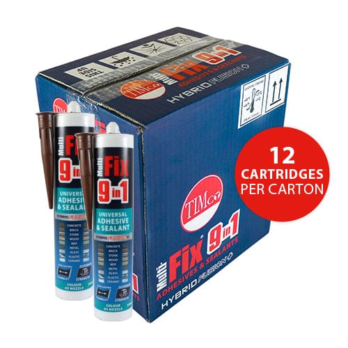 TIMCO Adhesives & Building Chemicals TIMCO 9 In 1 Universal Adhesive & Sealant Brown - 290ml