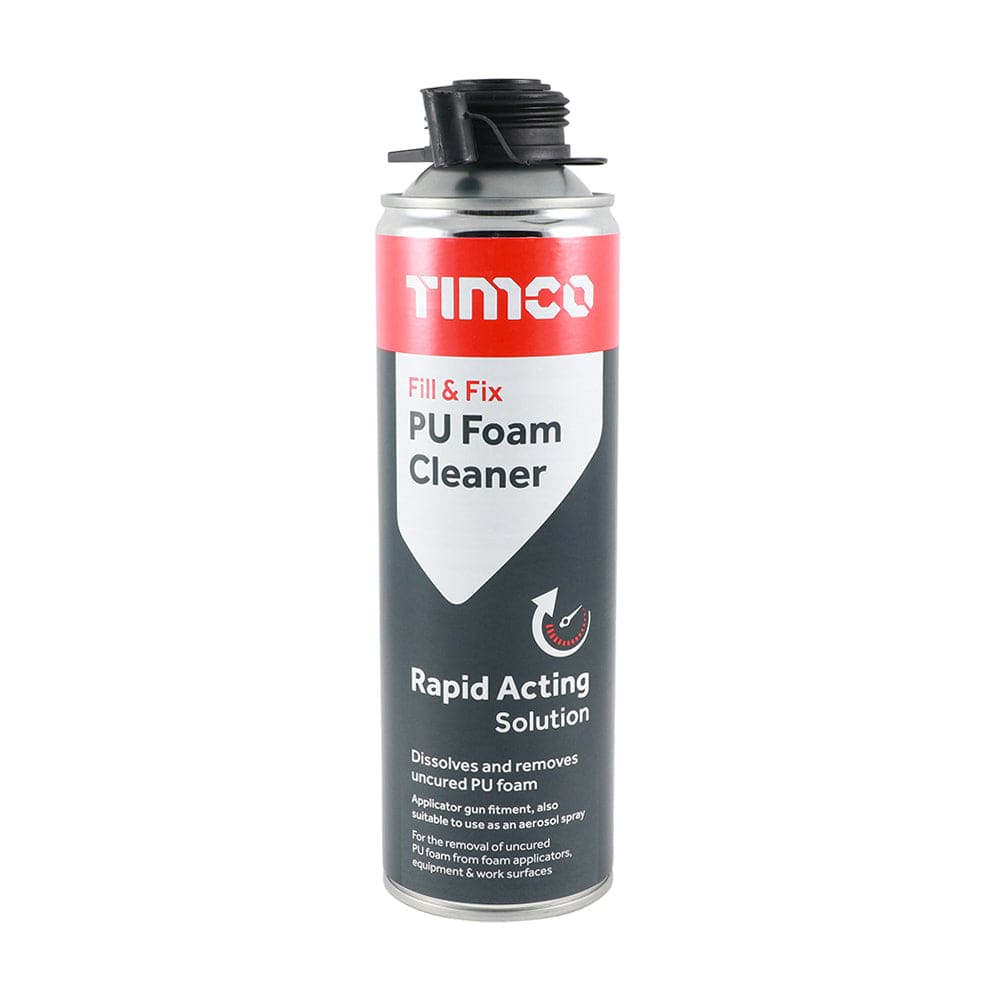 Timco Fill & Fix Pu Foam Cleaner - 500Ml - Pack Qty - 1 Ea