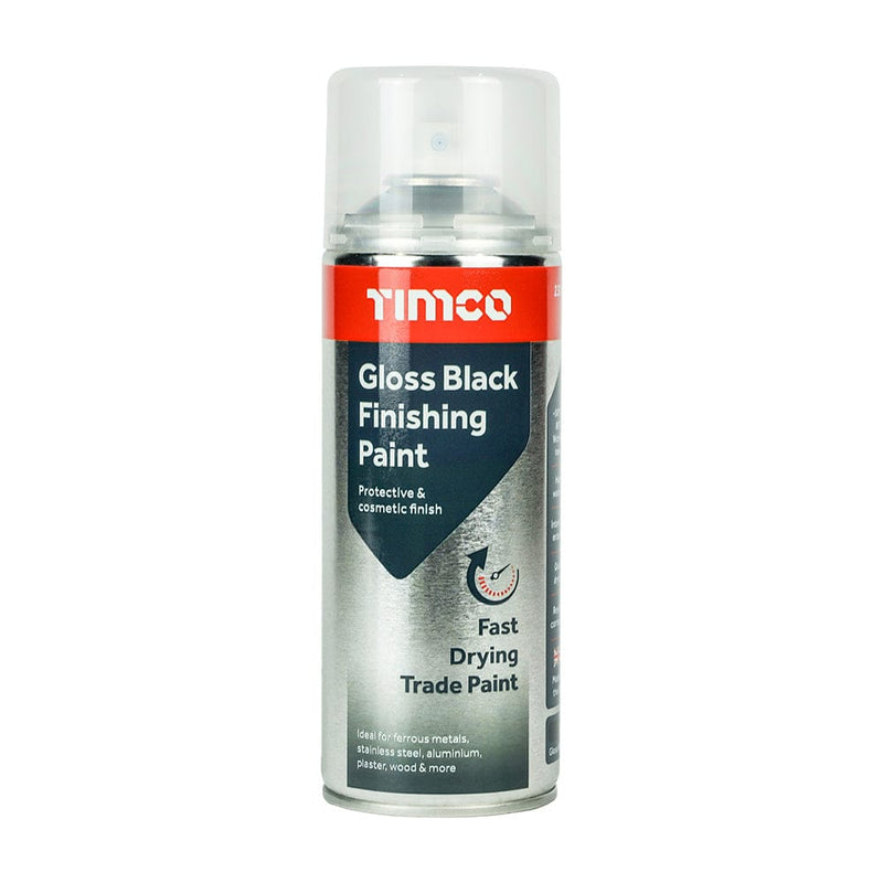 TIMCO Adhesives & Building Chemicals TIMCO Finishing Paint Gloss Black - 380ml