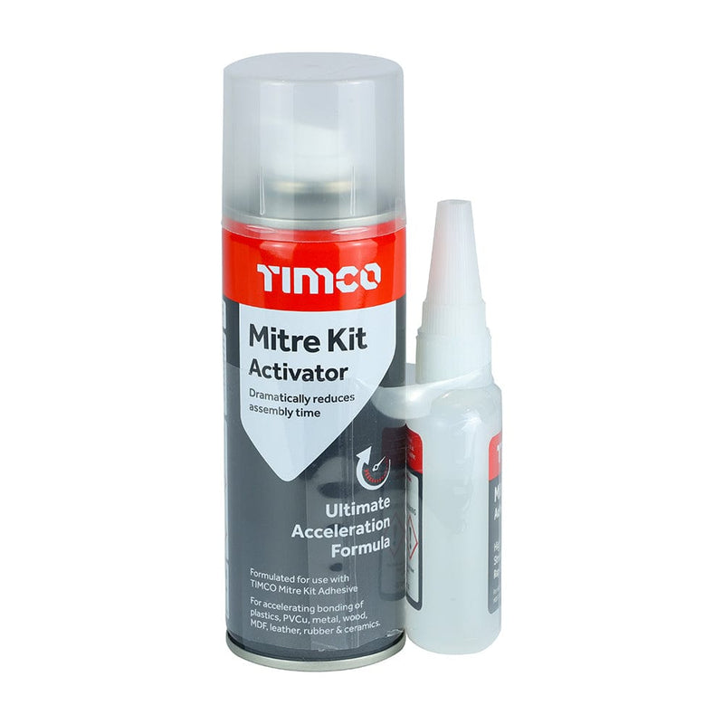 TIMCO Adhesives & Building Chemicals TIMCO Instant Bond Mitre Kit - 200ml / 50g