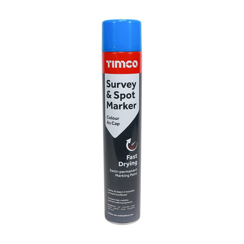 TIMCO Adhesives & Building Chemicals TIMCO Survey & Spot Marker Blue - 750ml