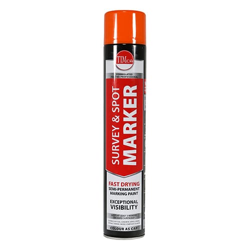 TIMCO Adhesives & Building Chemicals TIMCO Survey & Spot Marker Orange - 750ml