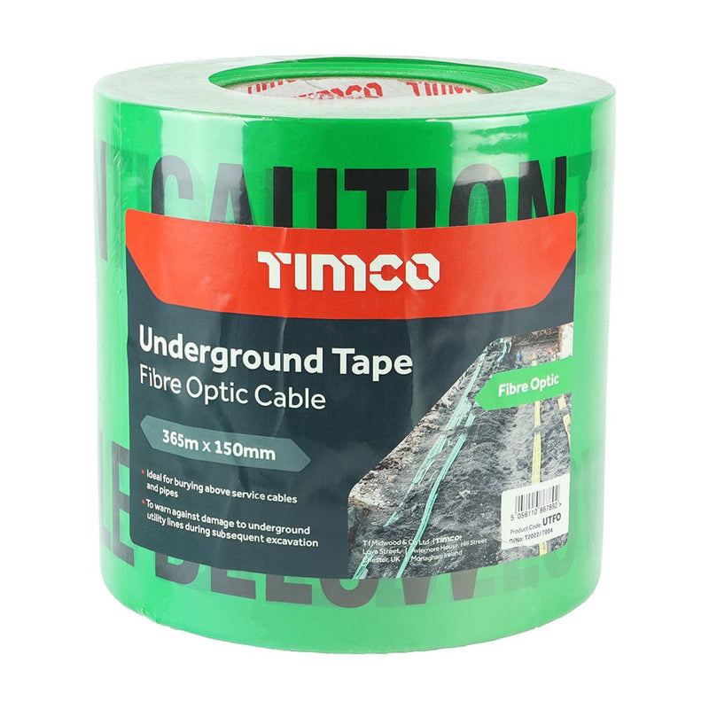 TIMCO Adhesives & Building Chemicals TIMCO Underground Tape Fibre Optic Cable - 365m x 150mm