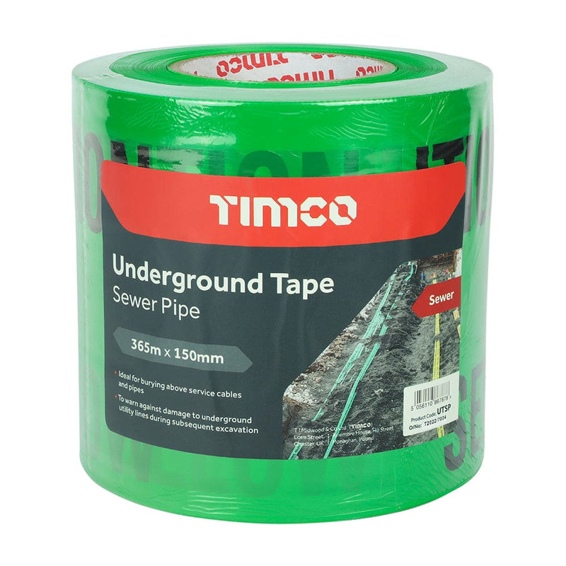 TIMCO Adhesives & Building Chemicals TIMCO Underground Tape Sewer Pipe - 365m x 150mm