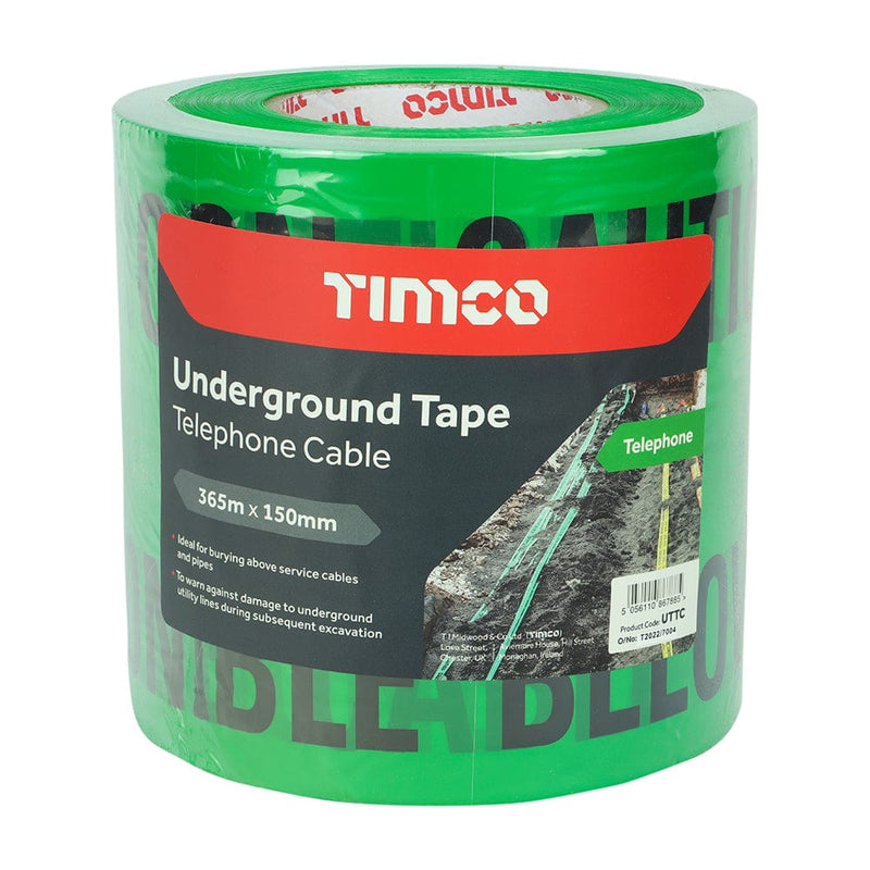 TIMCO Adhesives & Building Chemicals TIMCO Underground Tape Telephone Cable - 365m x 150mm