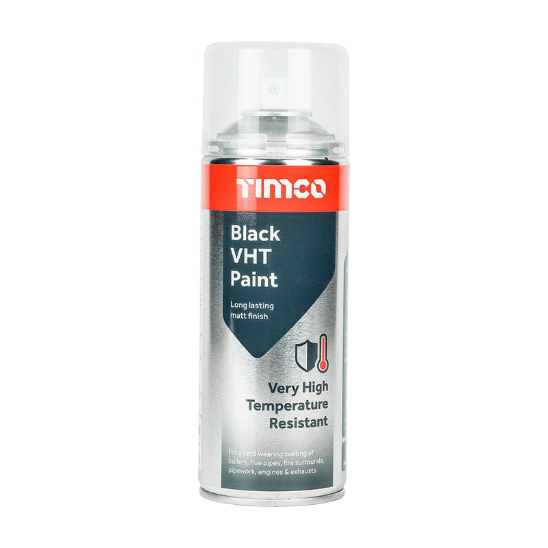 TIMCO Adhesives & Building Chemicals TIMCO VHT Paint Black - 380ml