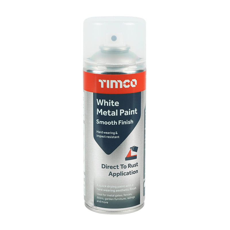 TIMCO Adhesives & Building Chemicals White Metal Paint Smooth