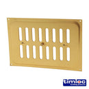 TIMCO Building Hardware & Site Protection 242 x 165 Timloc Hit and Miss Louvre Vent Brass Anodised