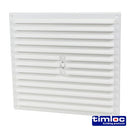 TIMCO Building Hardware & Site Protection 242 x 242 Timloc Hit and Miss Grille Vent White
