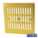 TIMCO Building Hardware & Site Protection 242 x 242 Timloc Hit and Miss Louvre Vent Brass Anodised