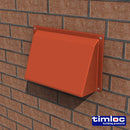 TIMCO Building Hardware & Site Protection 255 x 160 Timloc External Cowl Terracotta