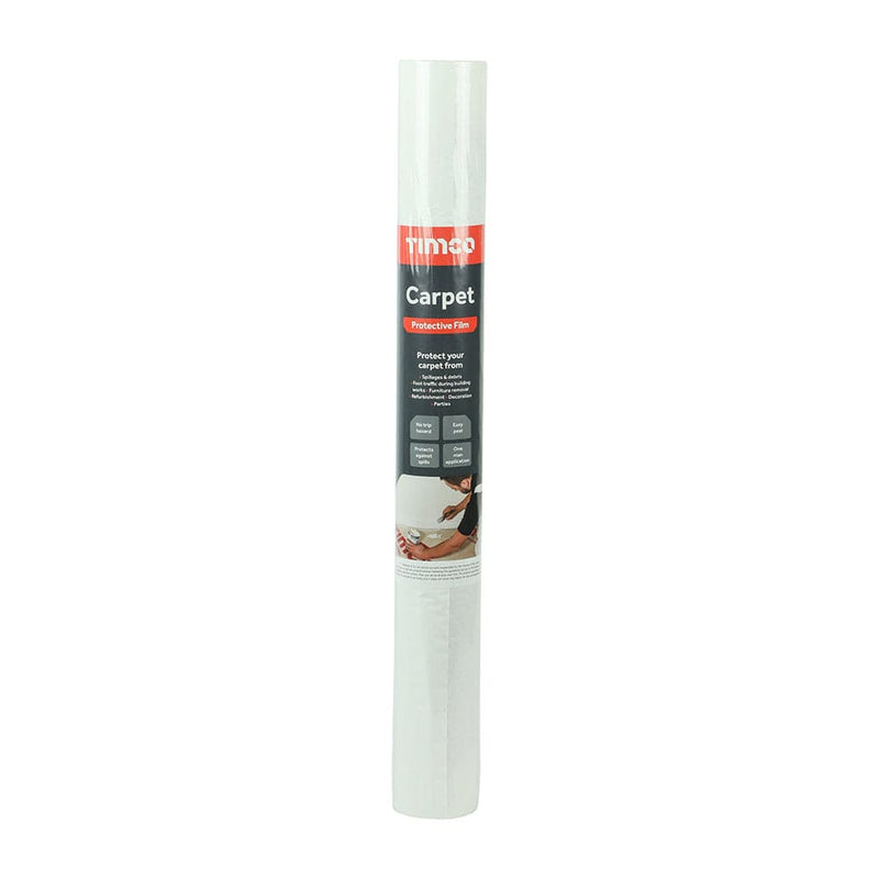 TIMCO Building Hardware & Site Protection 25m x 0.6m TIMCO Protective Film For Carpet