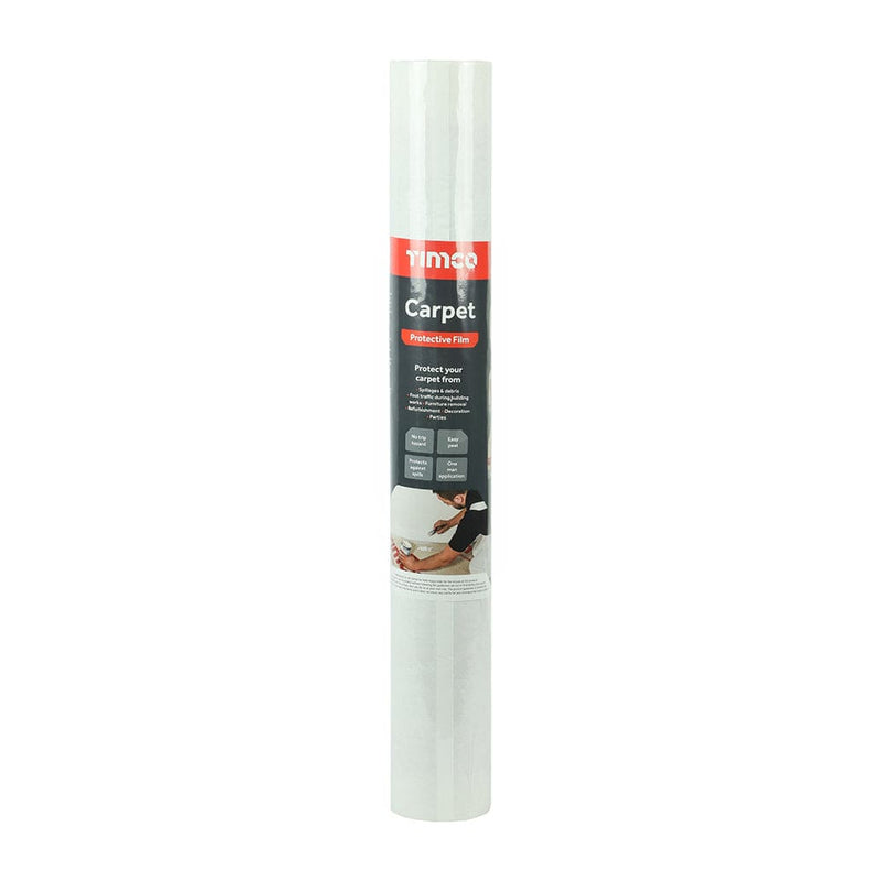 TIMCO Building Hardware & Site Protection 50m x 0.6m TIMCO Protective Film For Carpet