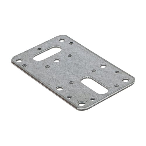 TIMCO Building Hardware & Site Protection 62 x 100 TIMCO Flat Connector Plates Galvanised