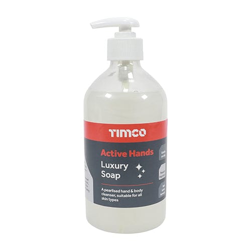 TIMCO Building Hardware & Site Protection TIMCO Active Hands Luxury Soap Pearlised Premium Fragranced - 500ml