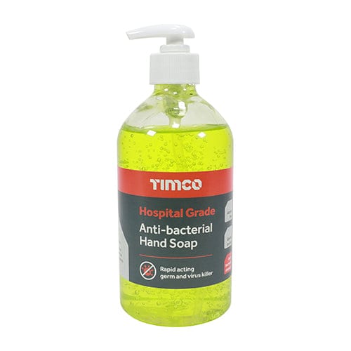 TIMCO Building Hardware & Site Protection TIMCO Anti-Bacterial Hand Soap Cleansing Skin Wash - 500ml