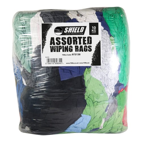 TIMCO Building Hardware & Site Protection TIMCO Assorted Wiping Rags - 10kg