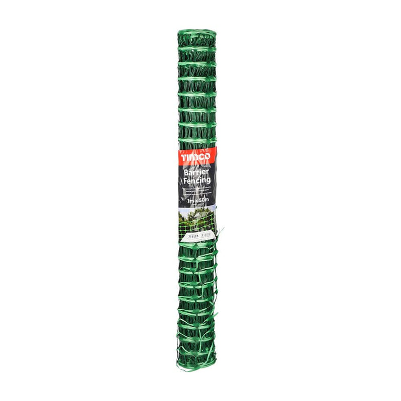 TIMCO Building Hardware & Site Protection TIMCO Barrier Fencing Green - 1m x 50m