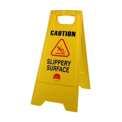 TIMCO Building Hardware & Site Protection TIMCO Caution Slippery Surface A-Frame Safety Sign  - 610 x 300 x 30