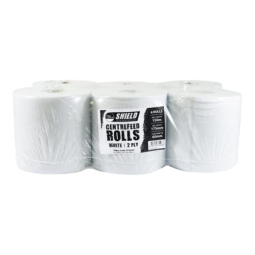 TIMCO Building Hardware & Site Protection TIMCO Centrefeed Rolls - White - 150m x 175mm