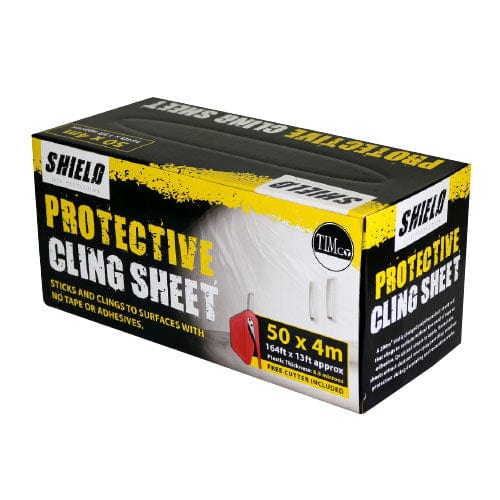 TIMCO Building Hardware & Site Protection TIMCO Protective Cling Dust Sheets - 50m x 4m
