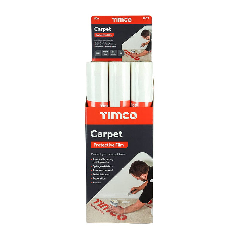 TIMCO Building Hardware & Site Protection TIMCO Protective Film For Carpet