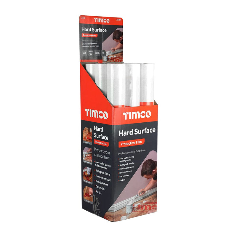 TIMCO Building Hardware & Site Protection TIMCO Protective Film For Hard Surfaces