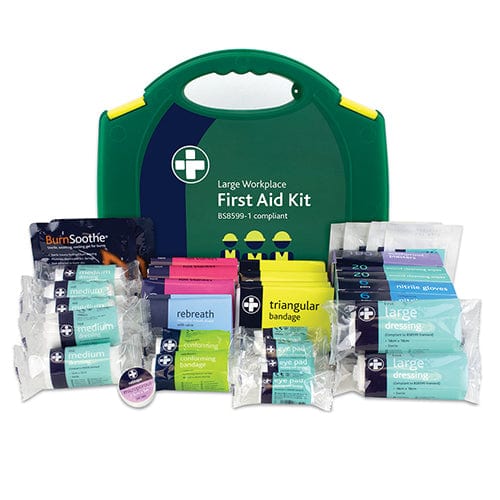TIMCO Building Hardware & Site Protection TIMCO Workplace First Aid Kit British Standard Compliant - Large