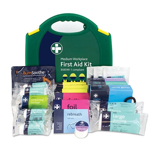 TIMCO Building Hardware & Site Protection TIMCO Workplace First Aid Kit British Standard Compliant - Medium
