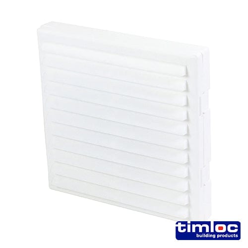 TIMCO Building Hardware & Site Protection Timloc AeroCore Through Wall Vent Set with Cowl and Baffle White - 127 x 350 (dia x length)