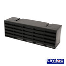 TIMCO Building Hardware & Site Protection Timloc Airbrick Plastic Black - 215 x 69 x 60mm