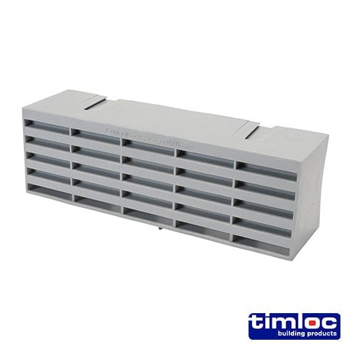 TIMCO Building Hardware & Site Protection Timloc Airbrick Plastic Grey - 215 x 69 x 60mm