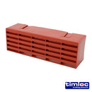 TIMCO Building Hardware & Site Protection Timloc Airbrick Plastic Terracotta - 215 x 69 x 60mm