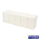 TIMCO Building Hardware & Site Protection Timloc Airbrick Plastic White - 215 x 69 x 60mm