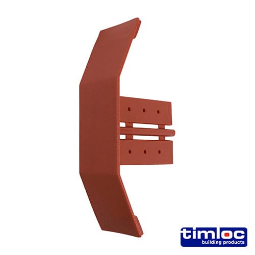 TIMCO Building Hardware & Site Protection Timloc Ambi-Verge Eaves Starter Terracotta - 155 x 105mm