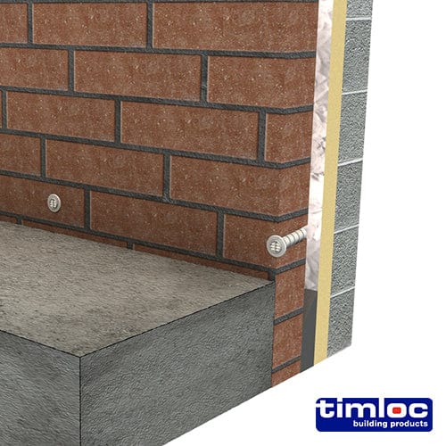 TIMCO Building Hardware & Site Protection Timloc Cavity Wall Drill Vent Terracotta - 80 (drill hole 25mm)