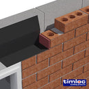 TIMCO Building Hardware & Site Protection Timloc Cavity Wall Weep Vent Black - 65 x 10 x 100mm