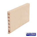 TIMCO Building Hardware & Site Protection Timloc Cavity Wall Weep Vent Buff - 65 x 10 x 100mm