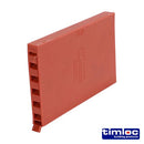 TIMCO Building Hardware & Site Protection Timloc Cavity Wall Weep Vent Terracotta - 65 x 10 x 100mm