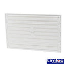 TIMCO Building Hardware & Site Protection Timloc Hit and Miss Grille Vent White