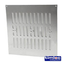TIMCO Building Hardware & Site Protection Timloc Hit and Miss Louvre Vent Aluminium