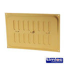 TIMCO Building Hardware & Site Protection Timloc Hit and Miss Louvre Vent Brass Anodised