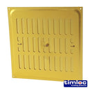 TIMCO Building Hardware & Site Protection Timloc Hit and Miss Louvre Vent Brass Anodised