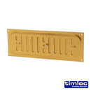 TIMCO Building Hardware & Site Protection Timloc Hit and Miss Louvre Vent Brass Anodised