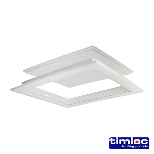 TIMCO Building Hardware & Site Protection Timloc Loft Access Door Drop-in White - 562 x 665mm