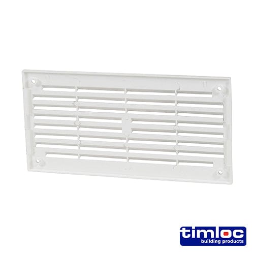 TIMCO Building Hardware & Site Protection Timloc Louvre Mini Vent White - 165 x 89mm