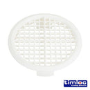 TIMCO Building Hardware & Site Protection Timloc Push-in Soffit Vent White -  70.0