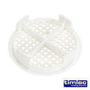 TIMCO Building Hardware & Site Protection Timloc Push-in Soffit Vent White -  70.0
