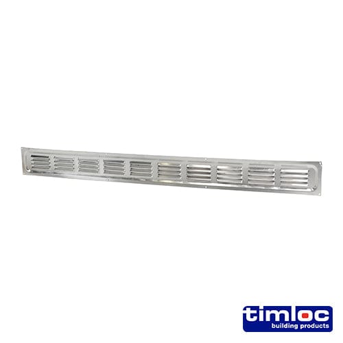 TIMCO Building Hardware & Site Protection Timloc Return Air Grille Aluminium  - 648 x 60mm